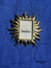 Jay Strongwater 2" Neiman Marcus Sunburst easel photo Frame clip pin miniature