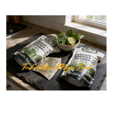 Chef Ayub's Paragis Moringa Guyabano 100% Natural Herbal Tea 20 Bags