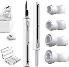4 Pairs Airpod Pro Ear Tip Replacement and Cleaner Pen Kit Set for AirPods Pr...