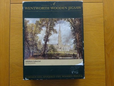 Wentworth 250 Teile Holzpuzzle Salisbury Cathedral John Constable - vollständig