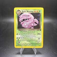 Dark Weezing 31/82 Pokemon Team Rocket Non Holo NM -c *Printer Hickey Error*