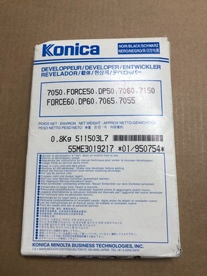 New Konica 950-754 Black Developer For Konica 7050/FORCE50/DP50/7060/7150