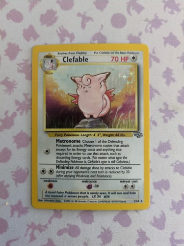 Pokemon TCG Jungle - Clefable (1/64) - LP