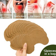 Sumifun 12x/Bag Knee Plaster Sticker Wormwood Extract Joint Ache Pain Patch _SE