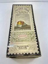 Vintage Aurora Postage Stamp Trains Locomotive And railroad Track Parts Only