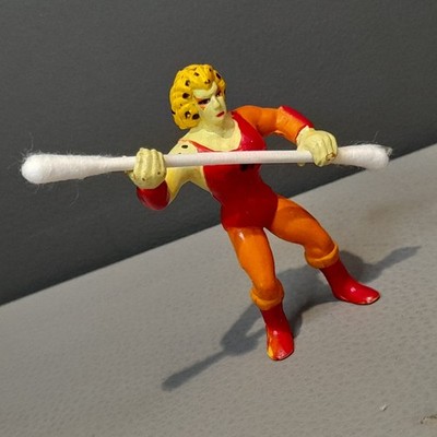 Thundercats 1985 2,5'' CHEETARA Miniatur Figur 1985 Vintage CLEAN THOSE EARS!