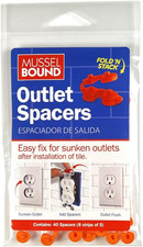 ® Outlet Spacer - Quick & Easy Solution for Leveling Outlets & Switches on Newly