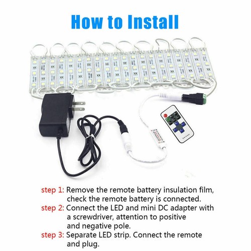 10FT Dimmable LED Dressing Mirror Cosmetic Makeup Vanity Light Strip Kit+Remote - Picture 7 of 10