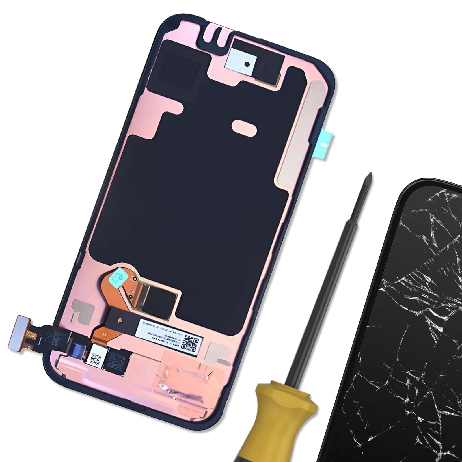 Écran tactile Google Pixel 9 Pro noir pour résoudre les bugs d'affichage