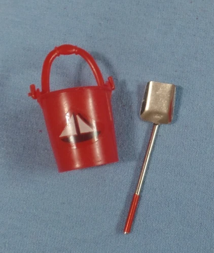 Vintage Barbie Family Tutti Doll  3603 Sand Castles Bucket and Shovel