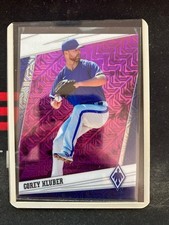 2020 Panini Chronicles Phoenix Purple Mojo 72/75 Corey Kluber #13