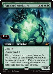 Famished Worldsire (Extended Art) - Foil - Edge of Eternities #341