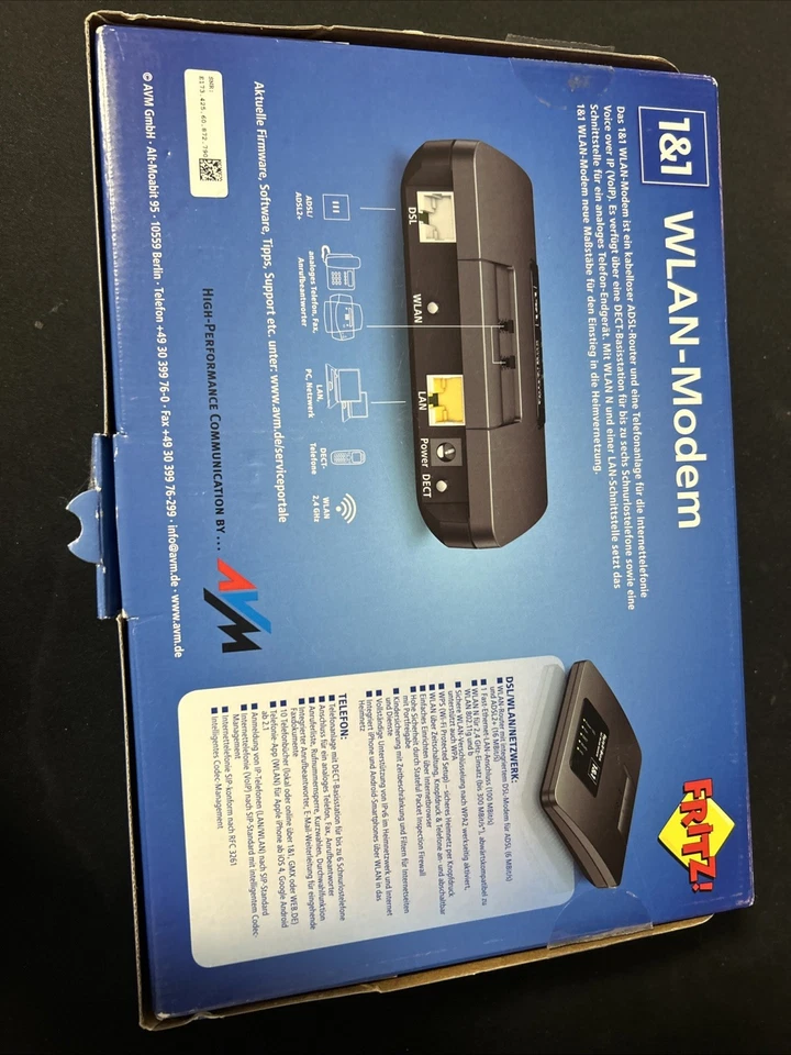 AVM FRITZBox 7312 300 Mbps 1-Port 100 Mbps Verkabelt Router (20002544) - Bild 2 von 4