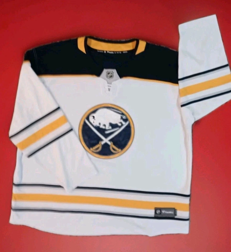 Buffalo Sabres Jersey Fanatics Mens Size 4XL White - Image 2 of 4