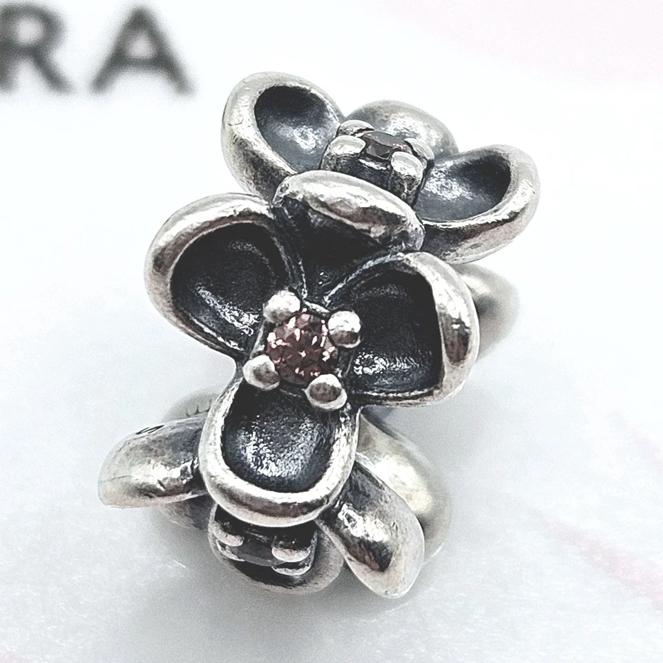 Pandora Charm Zwischenelement "Wandas Garden Zirkonia" 790861 Blüten Silber  - Bild 2 von 4