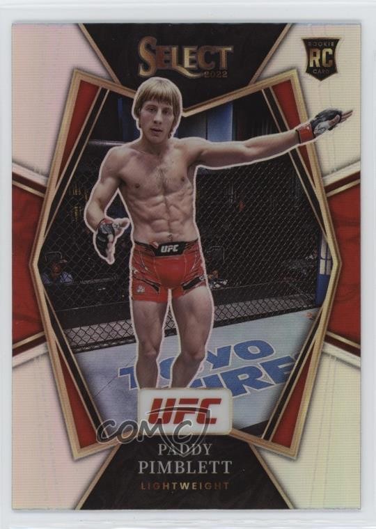 2022 Panini Select UFC Premier Level Silver Prizm Paddy Pimblett Rookie RC 2q0