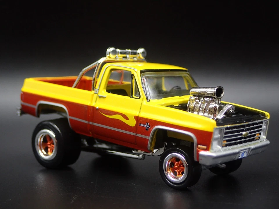 1985 Chevy Chevrolet Camioneta Pickup Aguijón Squarebody 1:64 Escala Coche - Imagen 4 de 4