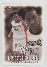 1999 WNBA Hoops Skybox Umeki Webb #76 16do