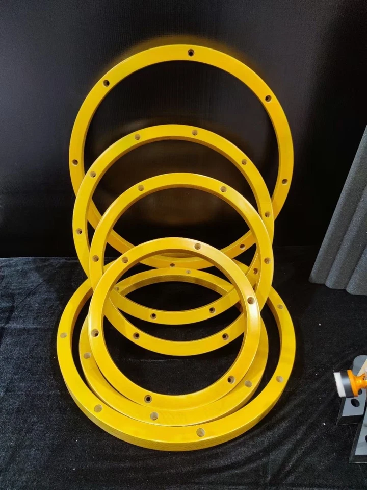 Par de aros de madera para tambor 8" 10" 12" 13" 14" Tom Foto 2 de 4