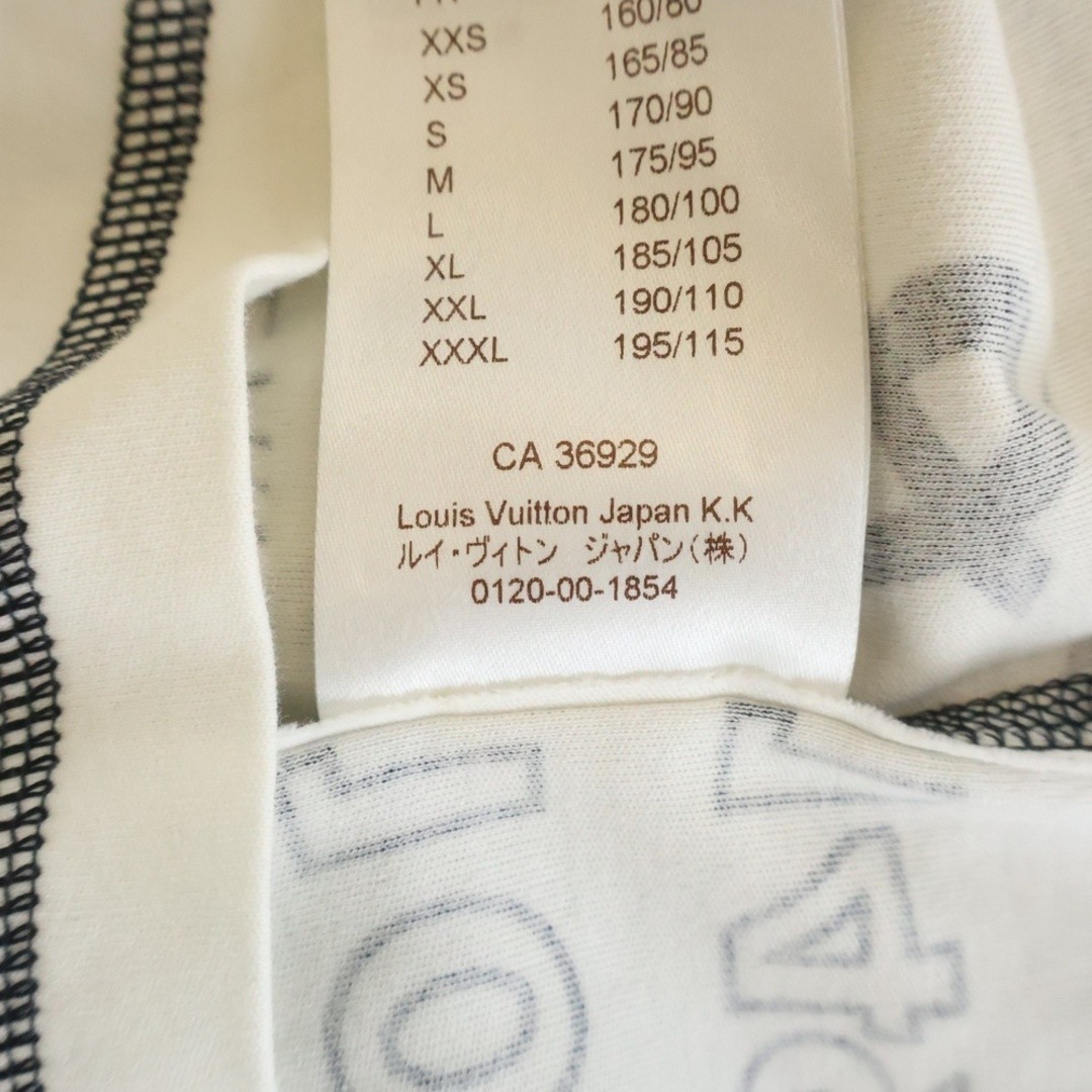 Louis Vuitton 16aw Logo Print Crew Neck Short Sleeve T-Shirt Top White Used b012 thumbnail 8