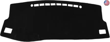 X AUTOHAUX Car Dashboard Cover Nonslip Black Sun Pad for Toyota Corolla