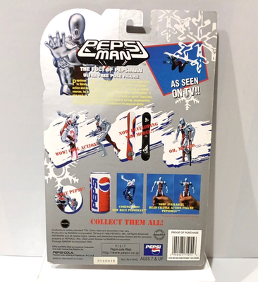 PEPSI MAN Pepsiman Ultra Free Pose Figure Cola Ver. Limited 1998