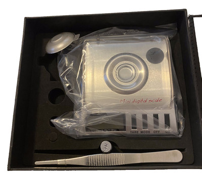 Mini Digital Carat Scale Jewelry Gem Weighing Kit with Tweezers