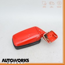 83-91 Porsche 944 Right Passenger Side Rear View Door Mirror Red Oem