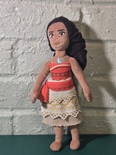 Disney Princess Moana Plush Doll Stuffed Animal 9 Pre-owned Good Condition