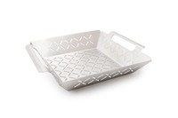 Primaster Grillkorb Edelstahl 27 X 22 X 5 Cm GrillzubehöR Grillpfanne Grillwok