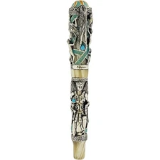 Montegrappa Fountain Pen My Guardian Angel 18k Yellow Gold Medium Nib ISCUA3SW