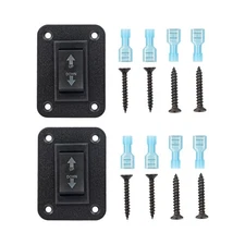 2Pcs 30A DPDT Momentary Reverse Switch Up Down Switch for 5th Wheel Trailer USA