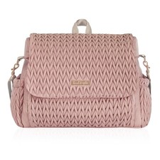 Convertible Baby Diaper Backpack in Pink Polyester - Classic Style