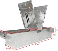 70" x20" x13" Pickup Truck Bed Aluminum Tool Box Trailer Tool Box for Truck Bed