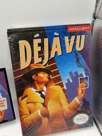 Deja Vu (Nintendo Entertainment System, 1990) NES COMPLETE w/ Box manual MINT!!