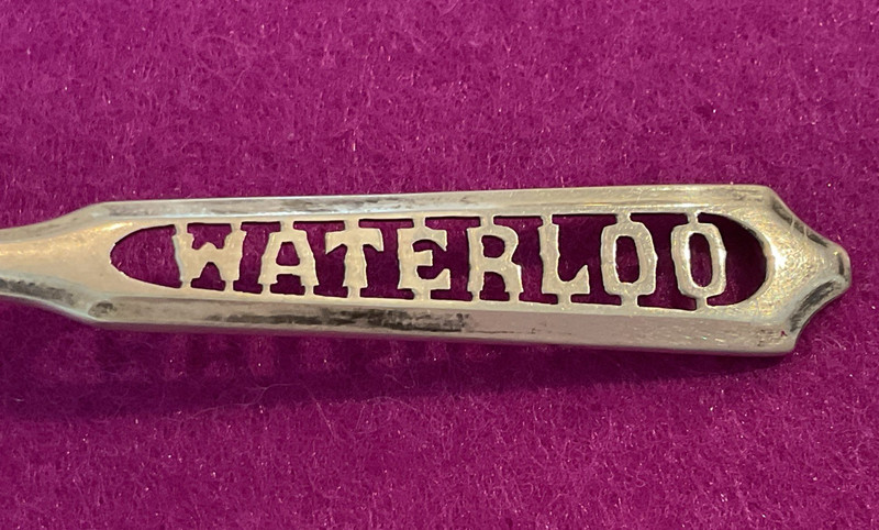 WATERLOO Cut Out 5 3/8" Sterling Silver Spoon by Weidlich 11 Grams