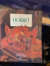 The Illustrated Hobbit by Michael Hague (Paperback, 1992) Rare Book