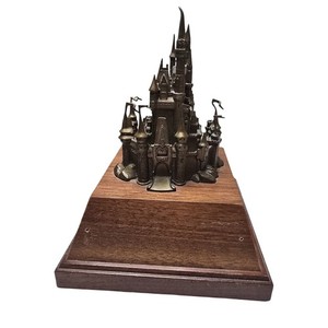 Rare Disney Cast Member 15 Year Service Award Cinderella’s Castle Bronze Statue