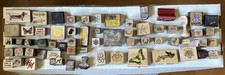 Lot of 100's of Rubber Stamps, All Kinds LOOK 