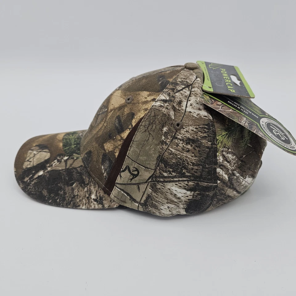 Realtree Xtra Green Camo PowerCap LED Light Hook and Loop Strapback Hat - Imagem 4 de 4