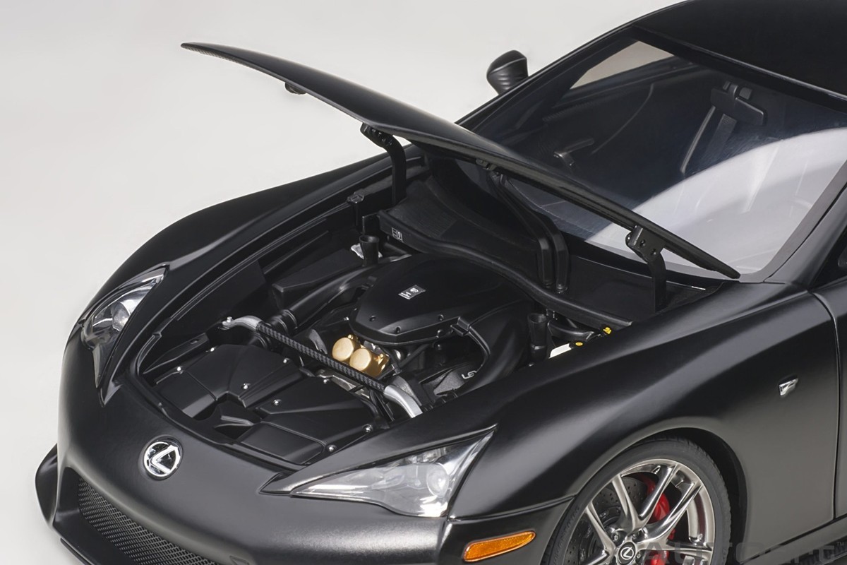 1/18 Lexus LFA Matt Black Composite Model Car By AUTOart 78852 | eBay