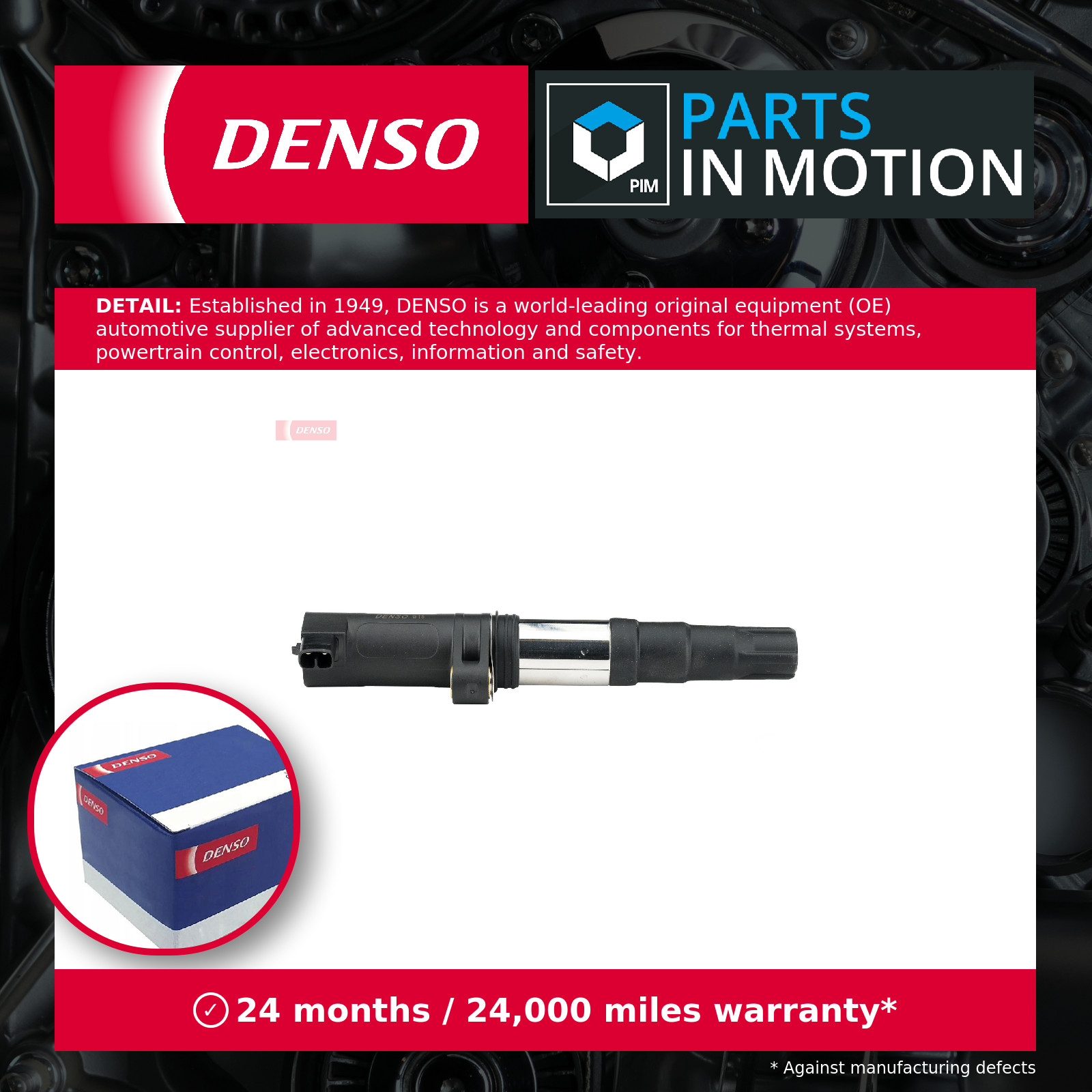 IGNITION COIL DIC-0213 FOR RENAULT CLIO/III/Grandtour/SYMBOL WIND SCÉNIC/GRAND - Image 6