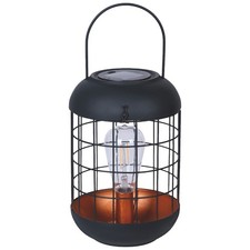 Luxform Solar Lighthouse Table Lantern Light 15 Lumens,Filament LED, IP44