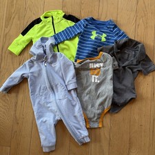 Under Armour Nike Boys Baby Infant Outfit Shirt Lot Bundle 3-6 6-9 Months