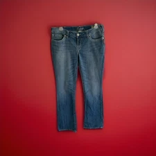 Silver Jeans Co Aiko Bootcut Ladies Jeans BOTTOMS Sz14/L35 LONG TALL MED WASH