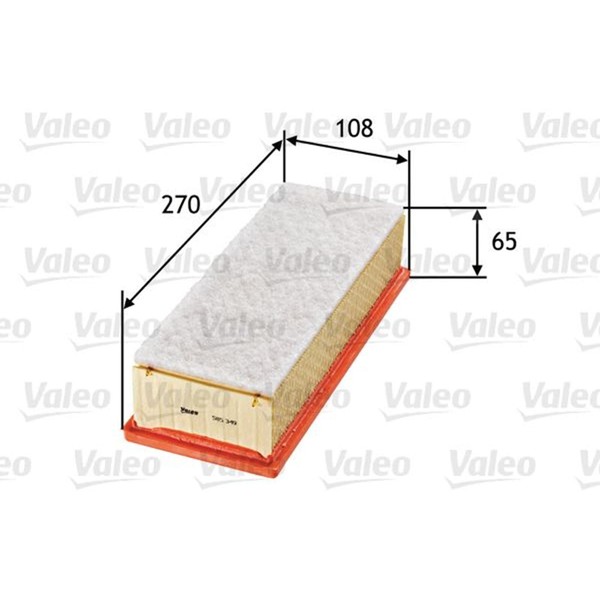 Valeo Luftfilter Filtereinsatz Passend FüR Lotus Elise Europa Exige MG MGF TF-image