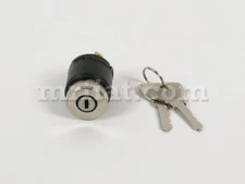 Fiat 500 N/D/F Key Ignition Switch Flat Connectors Chromed Ring New