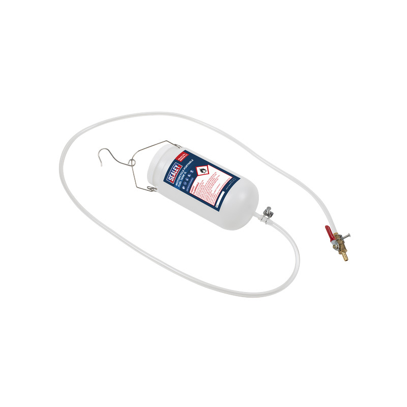 Sealey MS029 Portable Motorcycle Fuel Tank 1 Litre Easy Install Gravity Fed