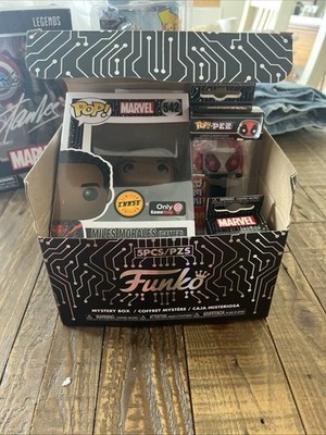 Funko Pop! MARVEL 5pc Mystery Box- MILES MORALES GAMER #542 GAMESTOP EX  CHASE