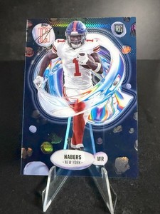 2024 Topps Signature Class SSP - Malik Nabers Fluidity Blue /5 - New York Giants